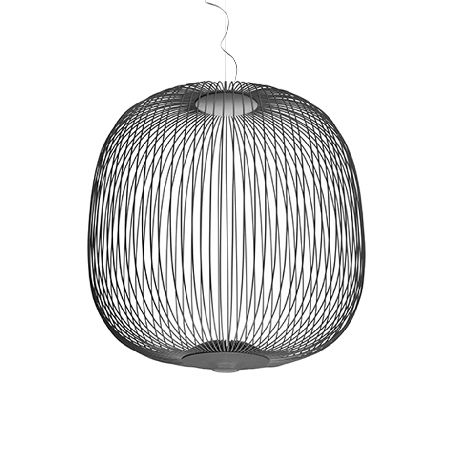 Foscarini Spokes Pendel 2 Large LED Grafite