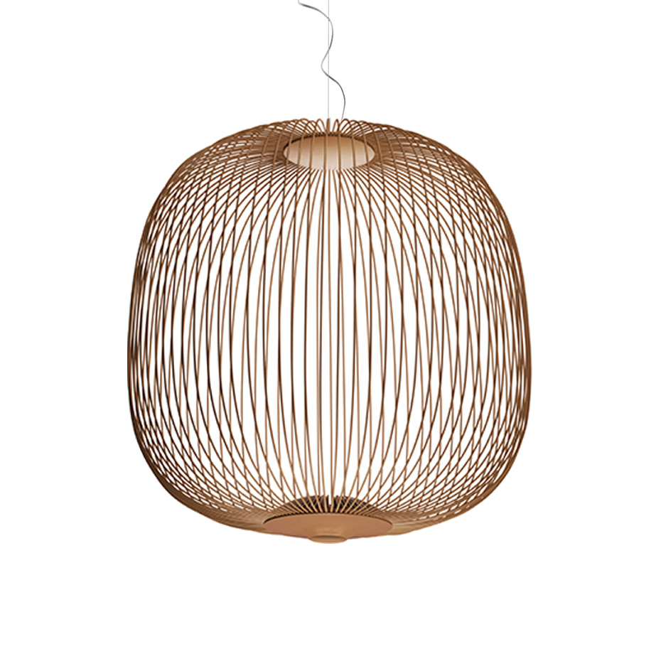 Foscarini Spokes Pendel 2 Large LED Copper