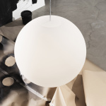 Luna Lamp Pendel XL White