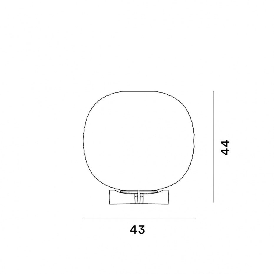 Gem Bordslampa Gold/White