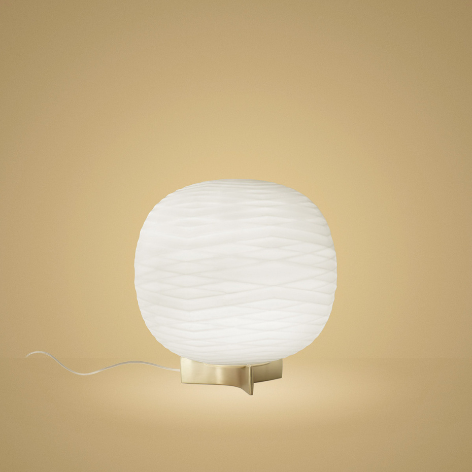 Gem Bordslampa Gold/White
