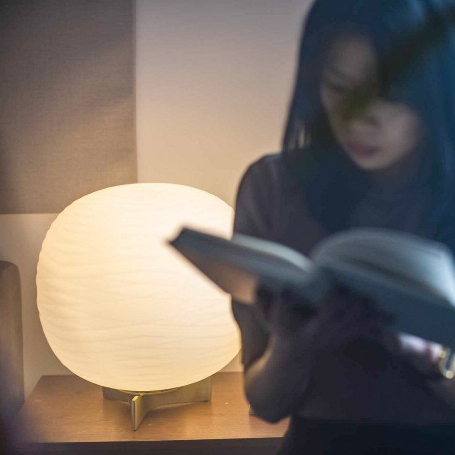 Gem Bordslampa Gold/White