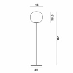 Gem Golvlampa White Gem Golvlampa White