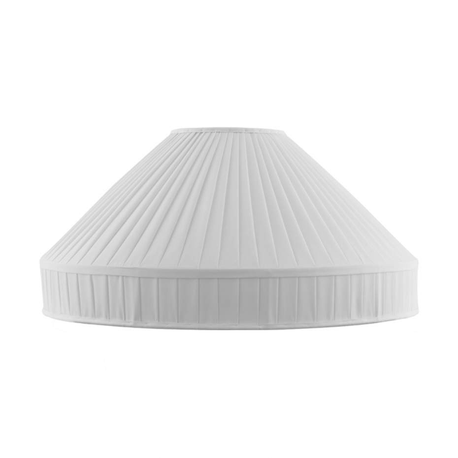 Textilskärm Ø500 Vit