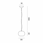 Buds 3 Pendel Warm White Buds 3 Pendel Warm White