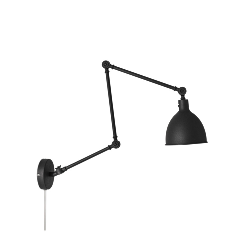 Bazar Vägglampa Sandsvart