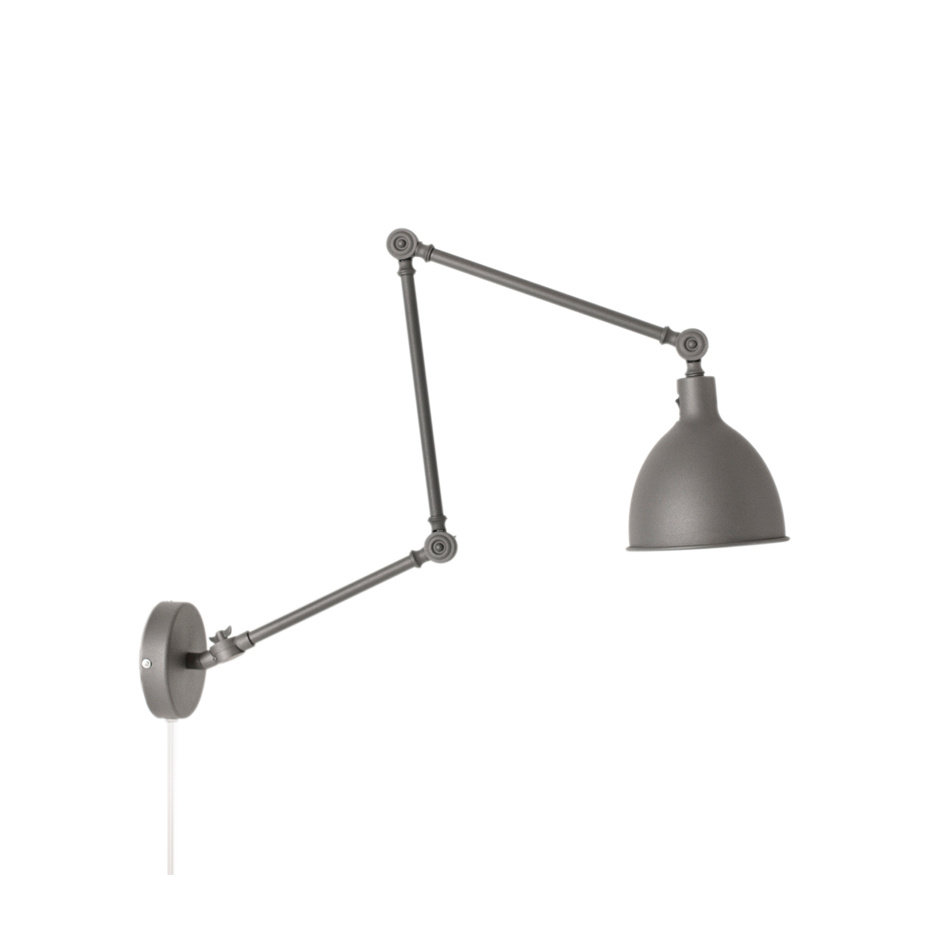 Bazar Vägglampa Grå