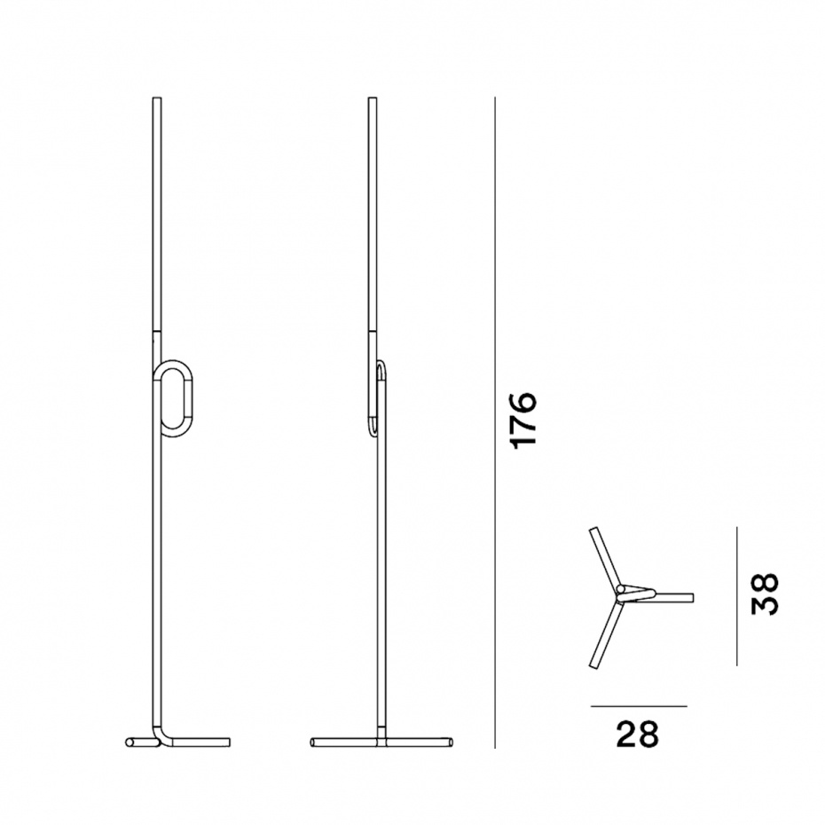 Tobia Golvlampa White
