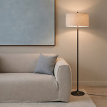 Soft Golvlampa Natur Linne/Metallic Bronze Soft Golvlampa Natur Linne/Metallic Bronze