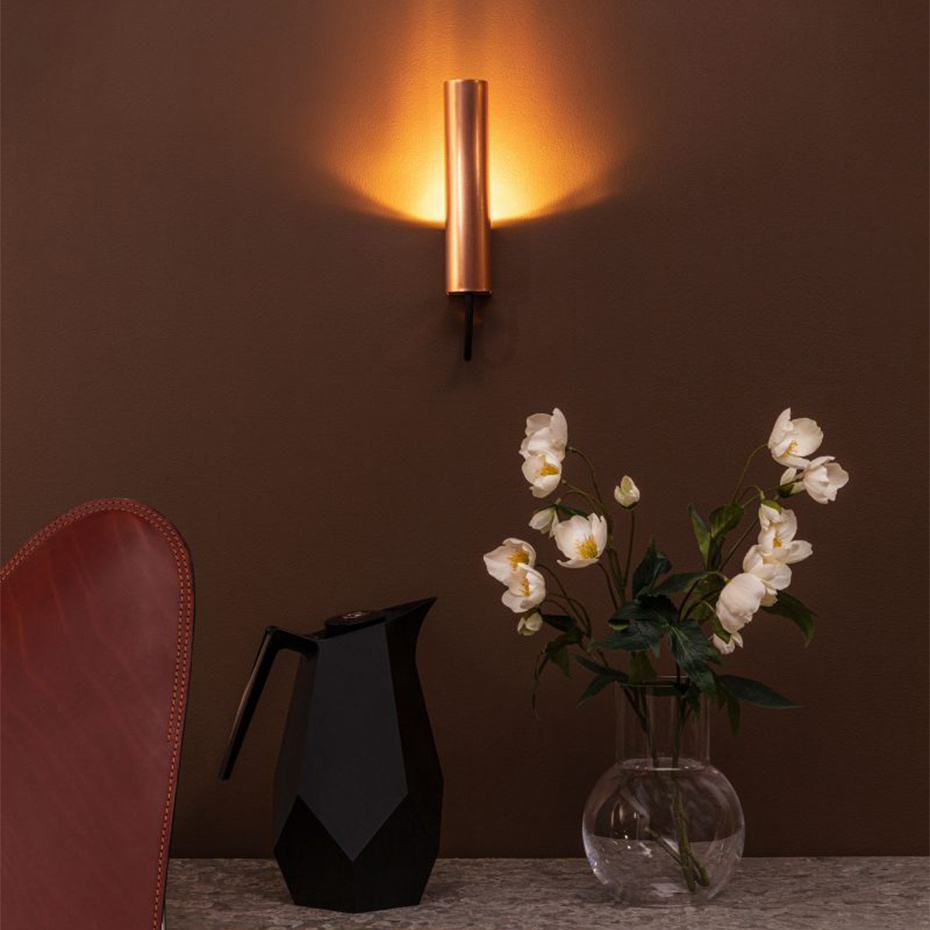 Visir Vägglampa Med Kabel Vit