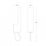 Visir Vägglampa Fast Montage Svart Visir Vägglampa Fast Montage Svart