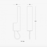 Visir Vägglampa Fast Montage Rå Koppar Visir Vägglampa Fast Montage Rå Koppar