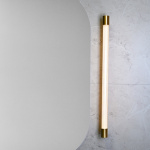 Ray Vägglampa Stor Borstad Mässing IP44 Ray Vägglampa Stor Borstad Mässing IP44