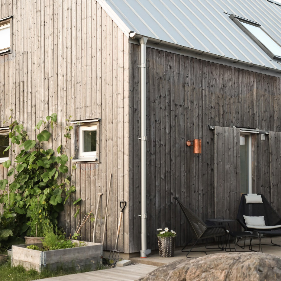 C627 Vägglampa Stor Rå Koppar