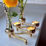 Constella 5 Ljushållare Mässing Constella 5 Ljushållare Mässing