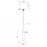 Blend 9 Pendel Forest/Brass Blend 9 Pendel Forest/Brass