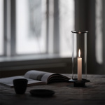 Fyr Ljushållare Mattsvart Fyr Ljushållare Mattsvart