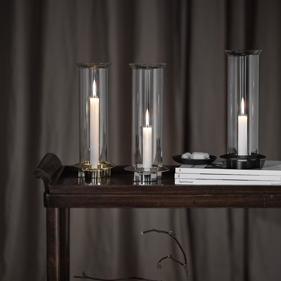 Fyr Ljushållare Mässing