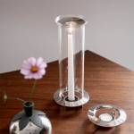 Fyr Ljushållare Nickel Fyr Ljushållare Nickel