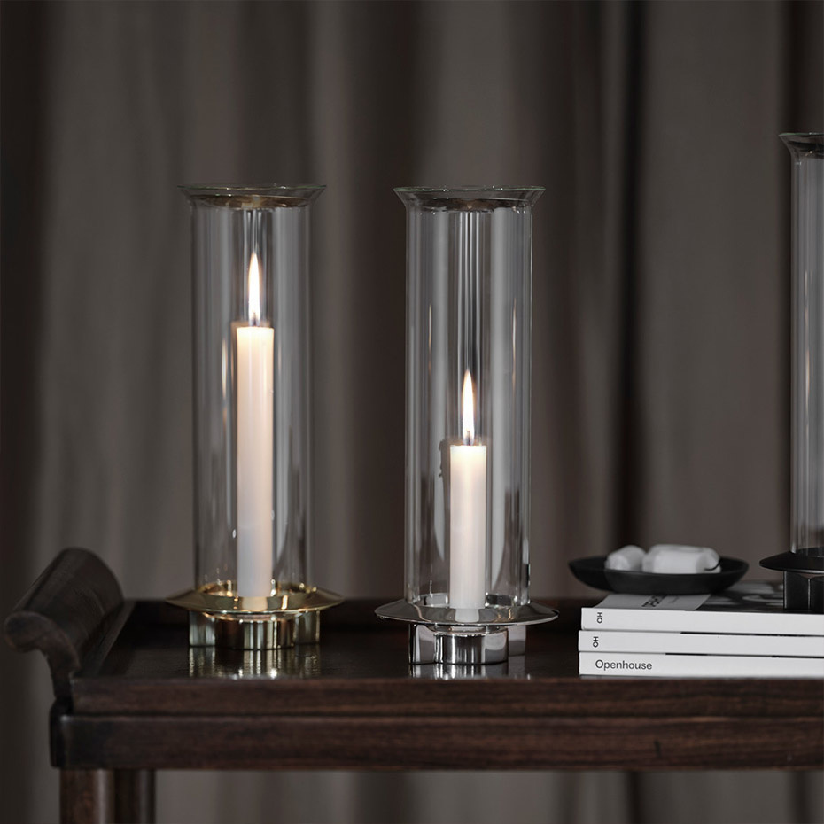 Fyr Ljushållare Nickel