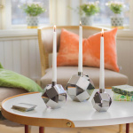 Merkurius Ljushållare Liten Stål Merkurius Ljushållare Liten Stål