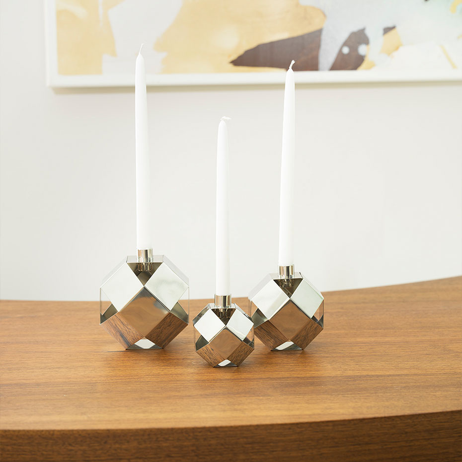 Merkurius Ljushållare Medium Stål