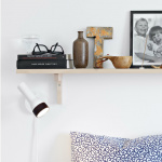 Talk Vägglampa Svart/Brun Talk Vägglampa Svart/Brun