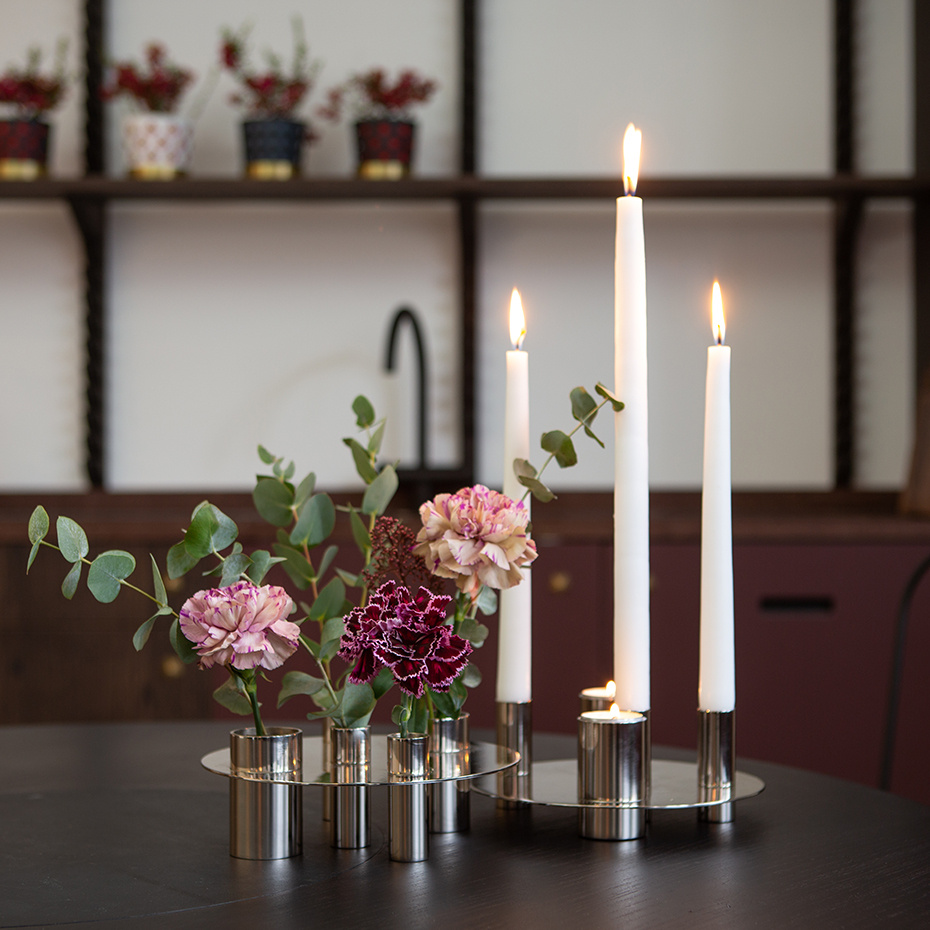 Awa Ljusstake Nickel