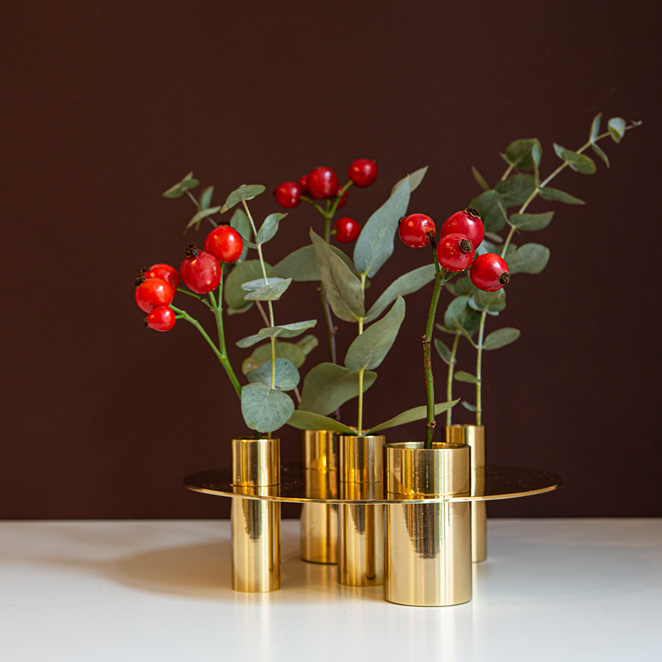 Awa Ljusstake Mässing