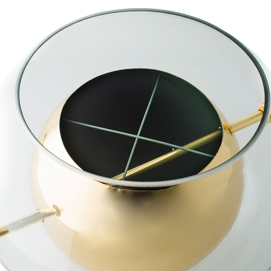 Alba Rund Vas Mässing