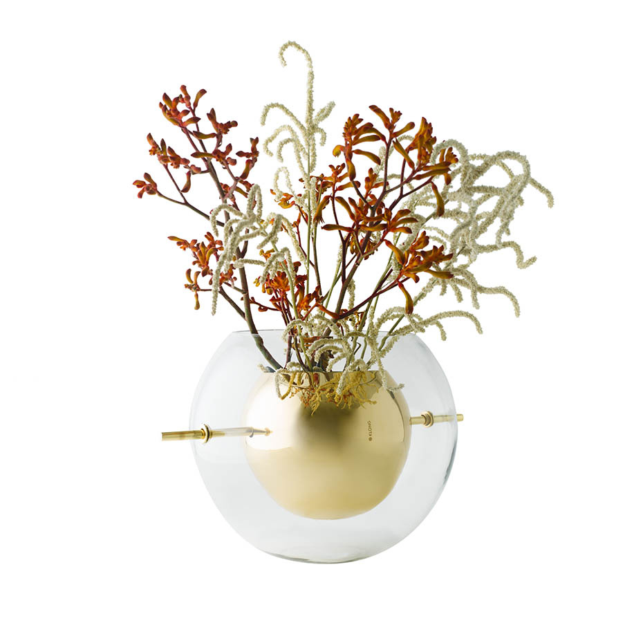 Alba Rund Vas Mässing