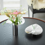 Löv Vas/Ljushållare Stål Löv Vas/Ljushållare Stål