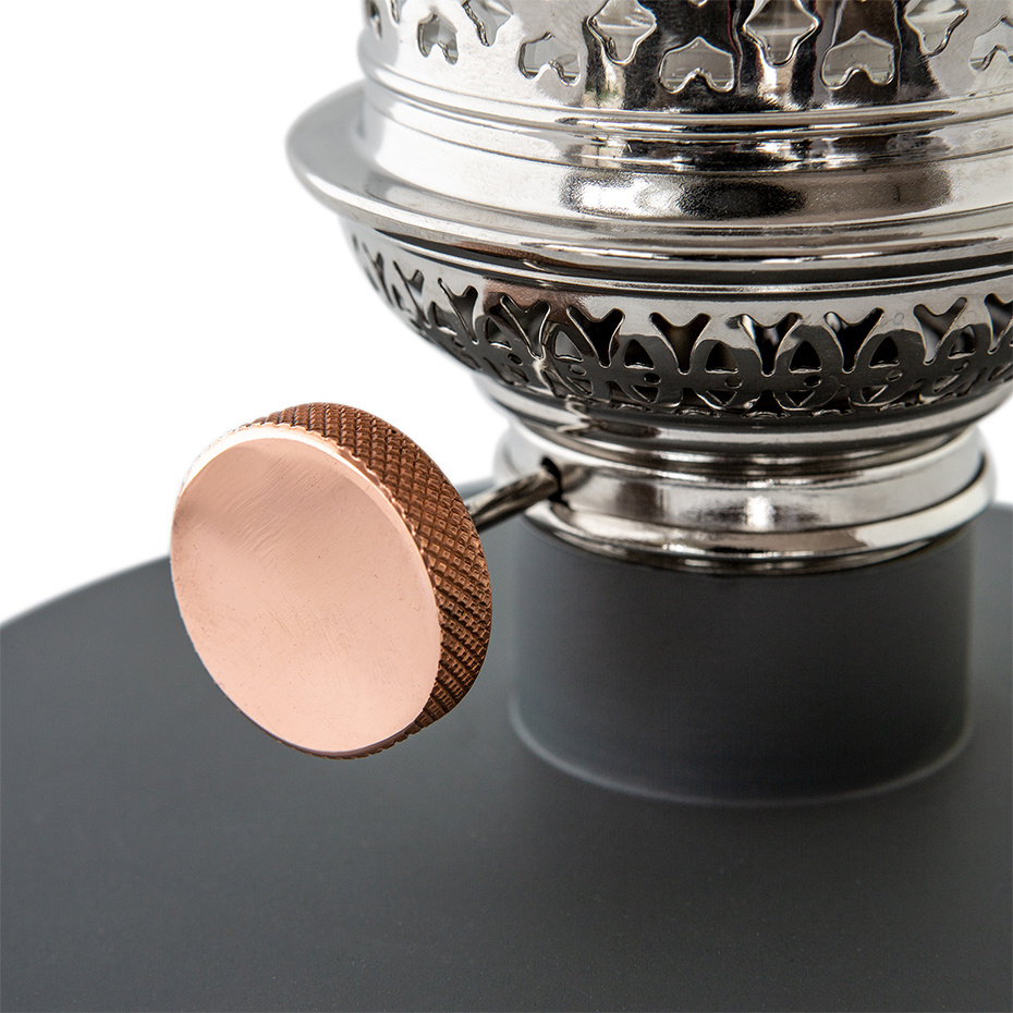 Patina Oljelampa Liten Svart