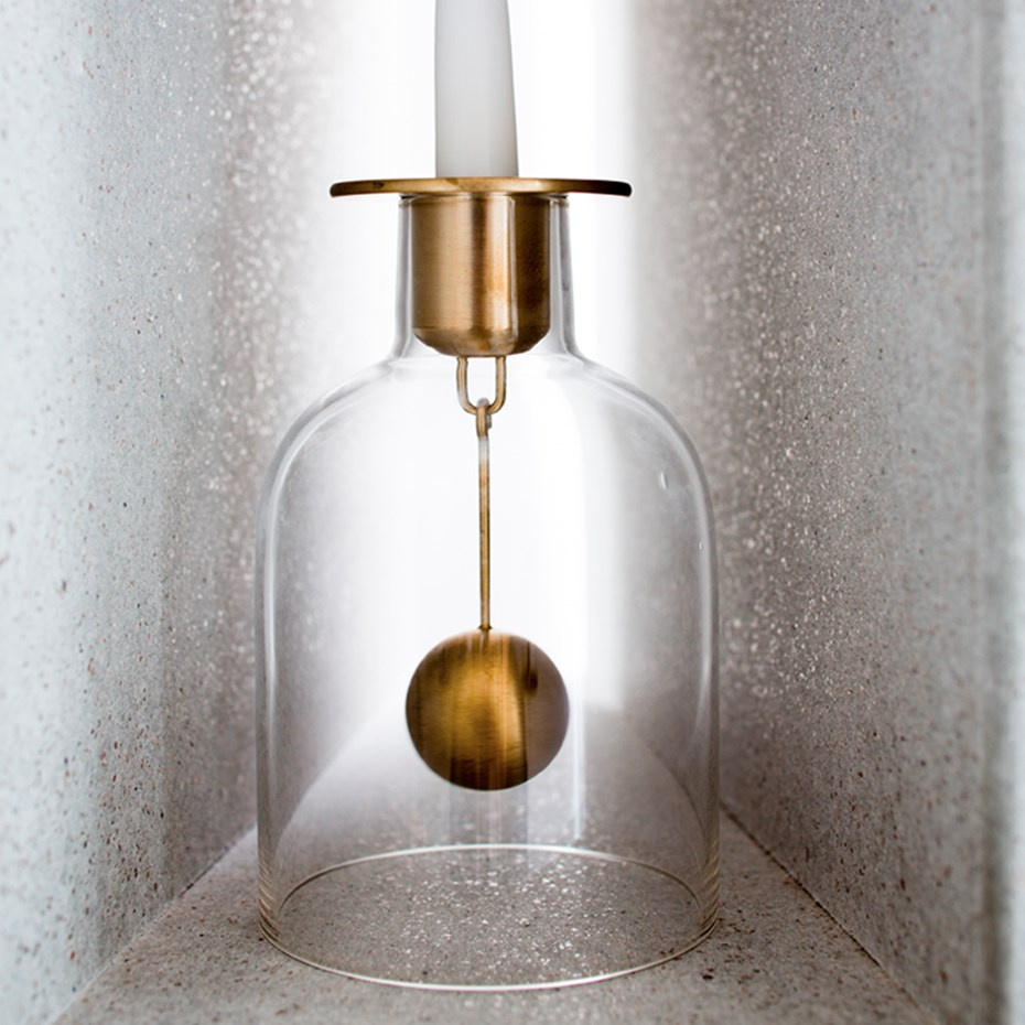 Bell Ljushållare Mässing