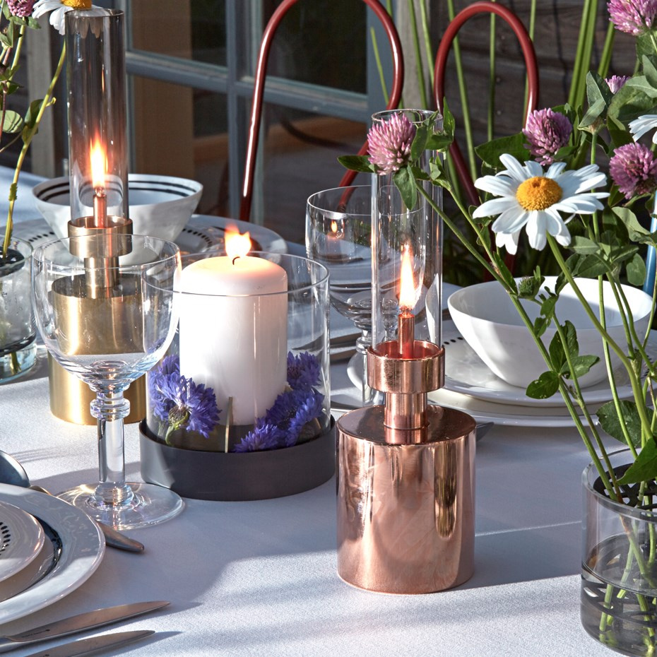 Patina Oljelampa Mini Koppar