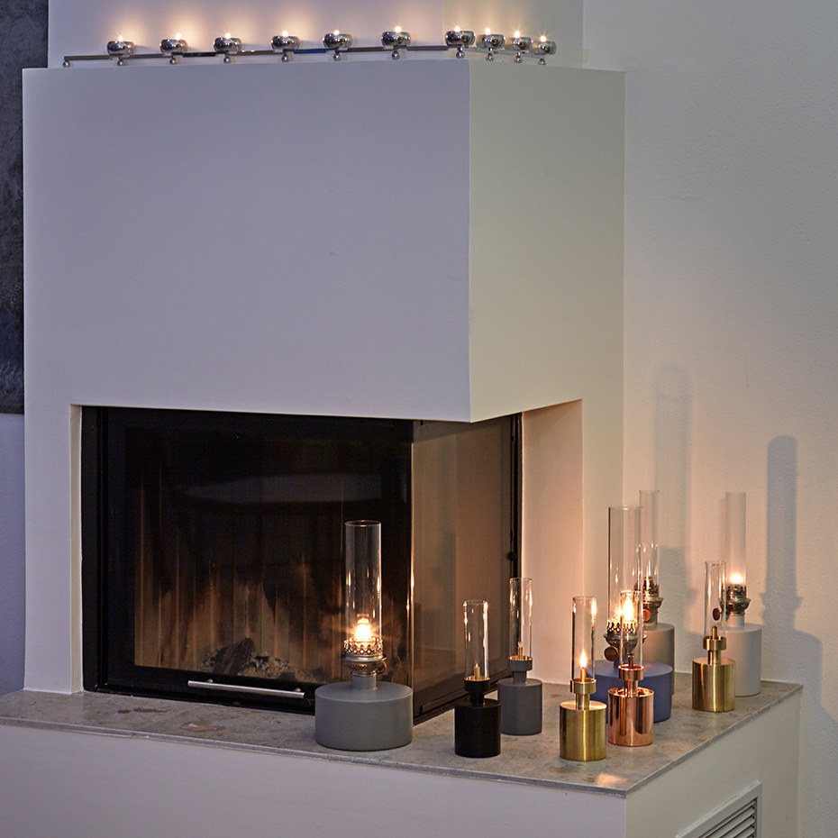 Patina Oljelampa Mini Svart