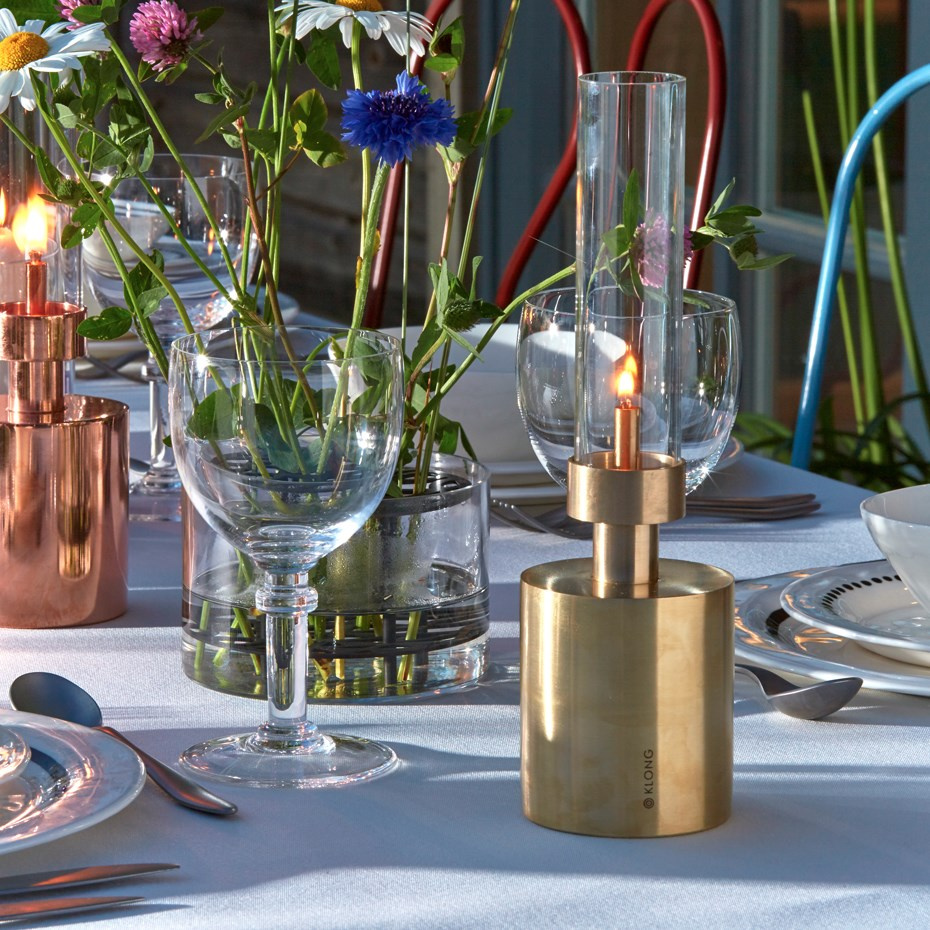 Patina Oljelampa Mini Mässing