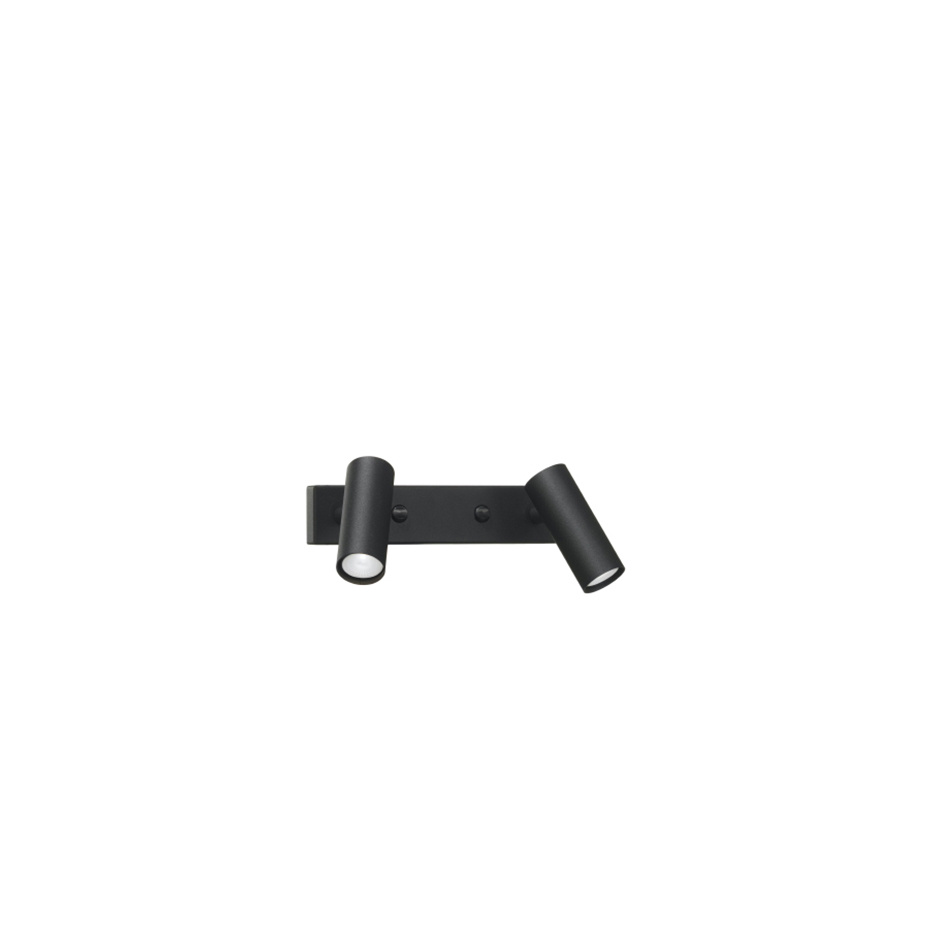 Örsjö Puck Dubbel Vägglampa Svart
