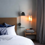 Streck Bleck Vägglampa Platta Med Kabel Varmgrå Streck Bleck Vägglampa Platta Med Kabel Varmgrå