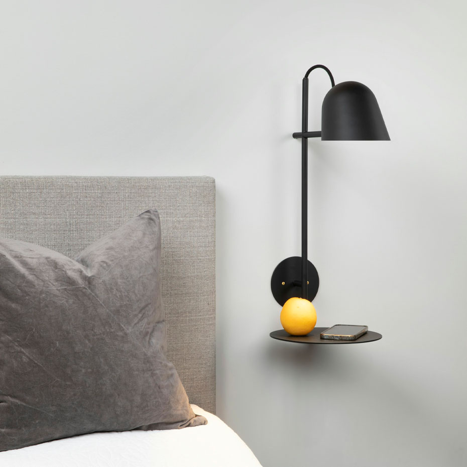 Streck Bleck Vägglampa Platta Fast Montage Vit