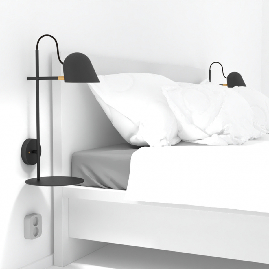 Streck Bleck Vägglampa Kopplingshus Fast Montage Varmgrå