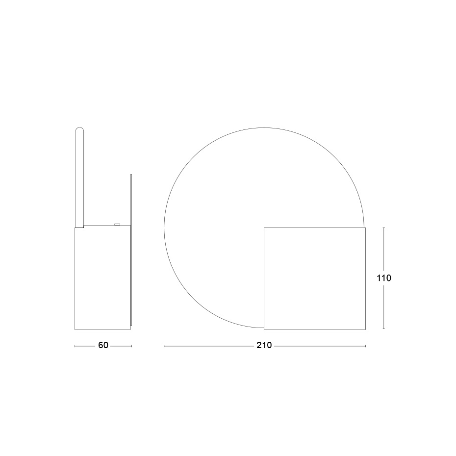 Sun Vägglampa Vit IP44