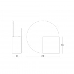 Sun Vägglampa Vit IP44 Sun Vägglampa Vit IP44