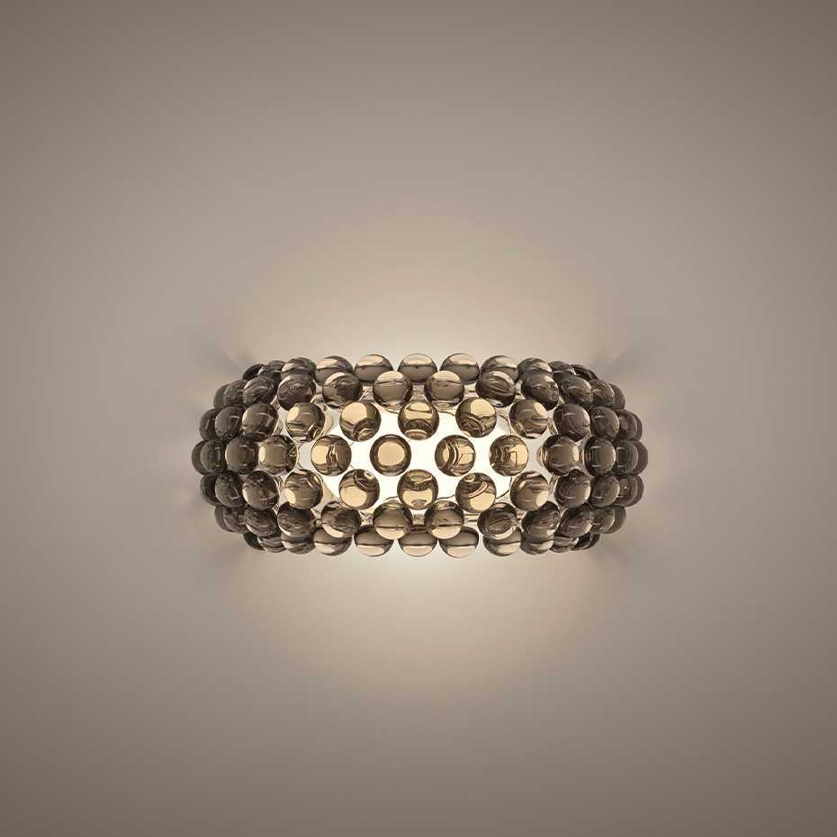 Caboche Plus Vägglampa Medium Grey