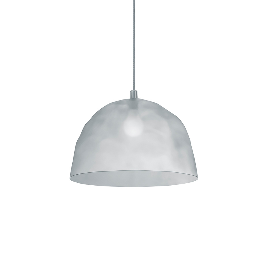 Foscarini Bump Pendel Transparent Frost