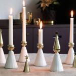 Soprano Ljusstake Mässing/Vit Soprano Ljusstake Mässing/Vit