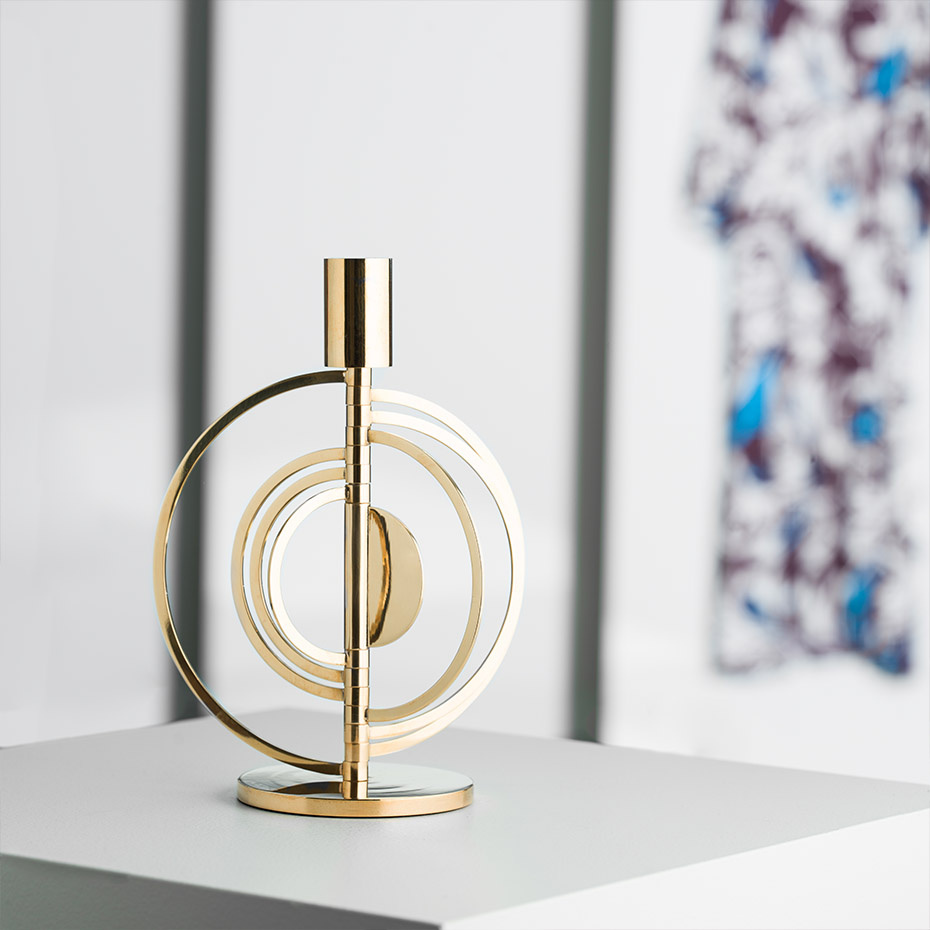 Cirkus Ljushållare Liten Mässing