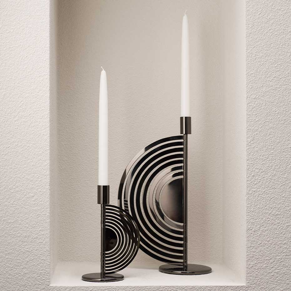 Cirkus Ljushållare Liten Svart