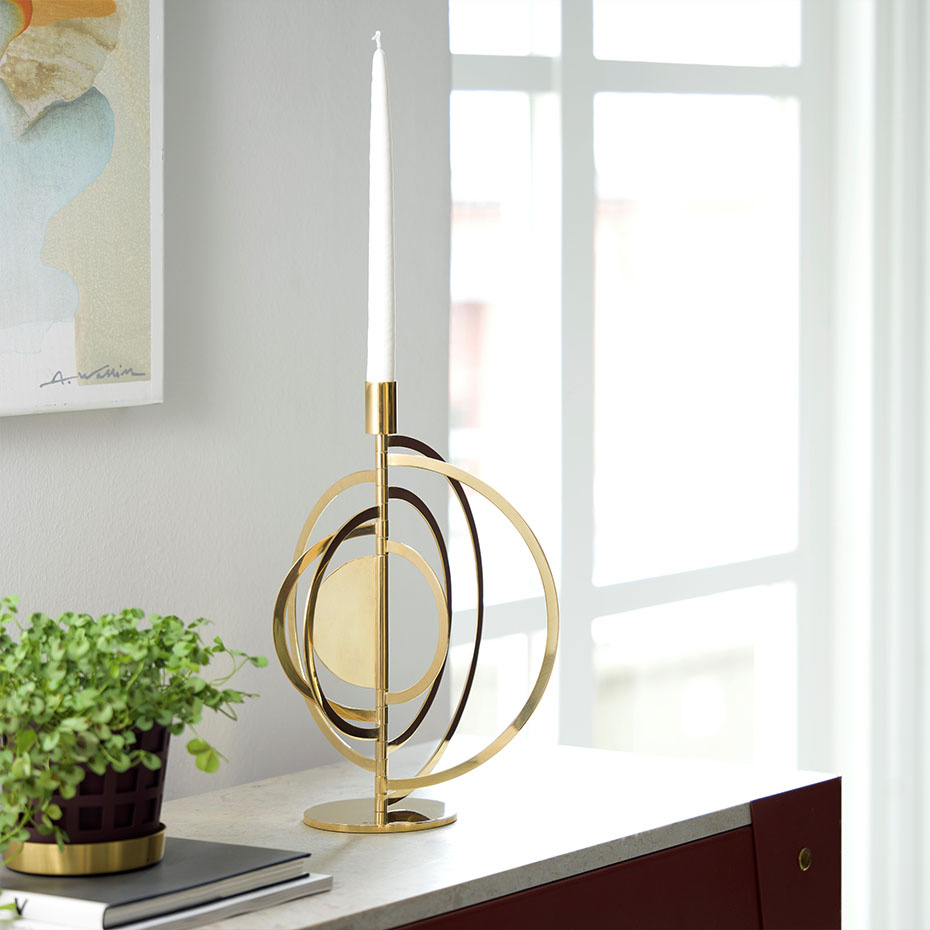 Cirkus Ljushållare Medium Mässing