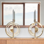 Cirkus Ljushållare Medium Mässing Cirkus Ljushållare Medium Mässing